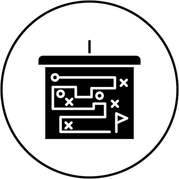 Imagen vectorial de icono de planificación Se puede utilizar para la productividad