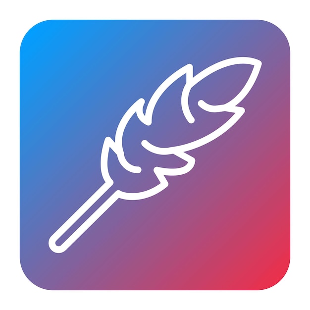 Imagen vectorial del icono de la pluma del Reino Se puede usar para el Imperio