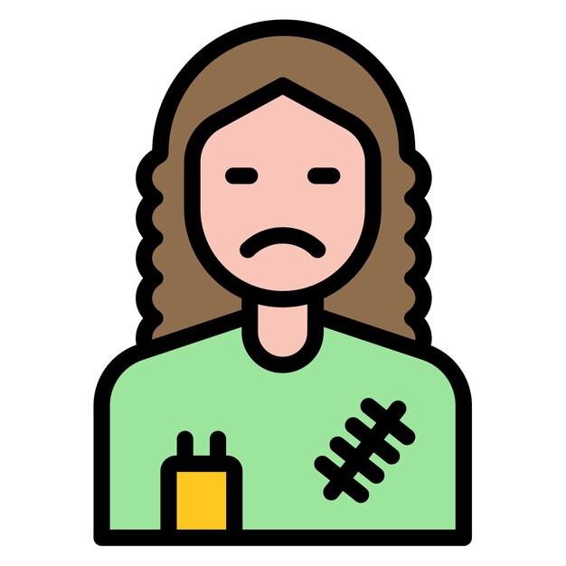 Imagen vectorial de icono pobre puede usarse para sin techo