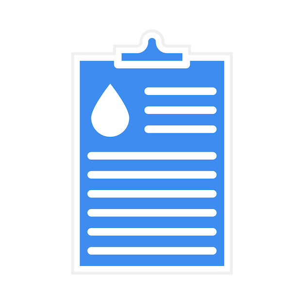 Imagen vectorial del icono de la política de agua Se puede utilizar para la crisis de agua
