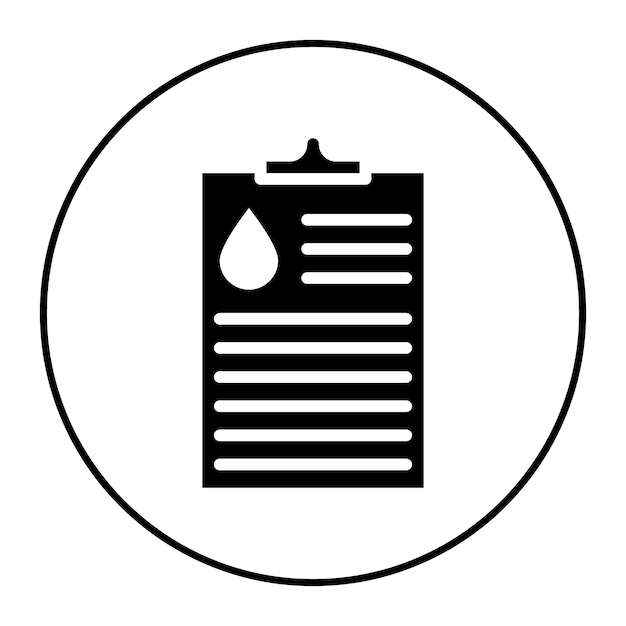 Imagen vectorial del icono de la política de agua Se puede utilizar para la crisis de agua