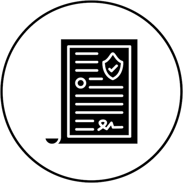 Imagen vectorial del icono de la política Se puede utilizar para la legislación de la ley