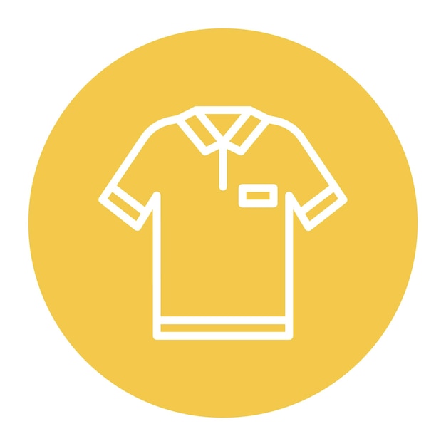 Imagen vectorial del icono de Polo Se puede usar para Luxury