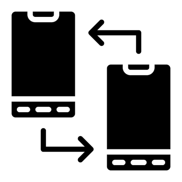 Imagen vectorial del icono de portabilidad de datos Se puede utilizar para el cumplimiento y la regulación