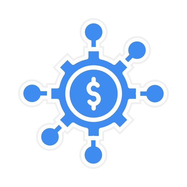 Imagen vectorial del icono del portal se puede utilizar para el crowdfunding