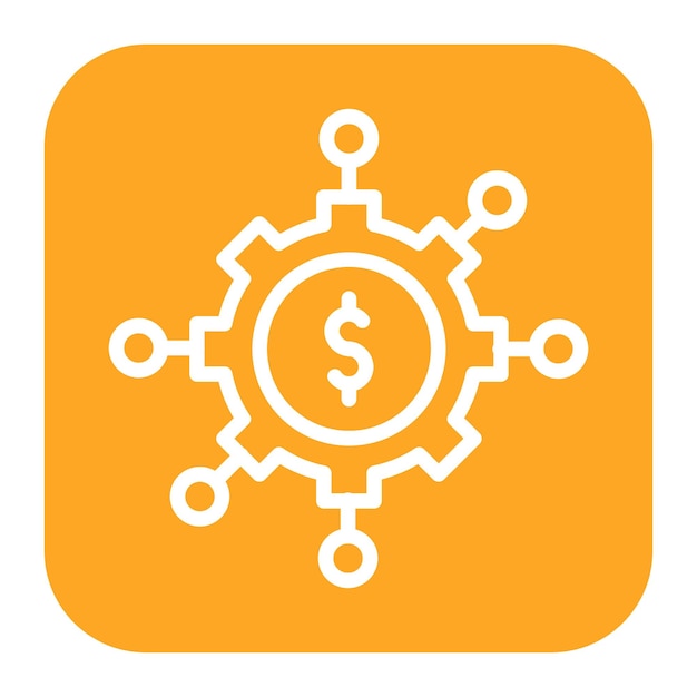 Imagen vectorial del icono del portal puede utilizarse para el crowdfunding