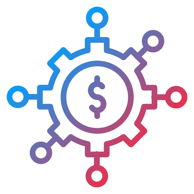 Imagen vectorial del icono del portal puede utilizarse para el crowdfunding