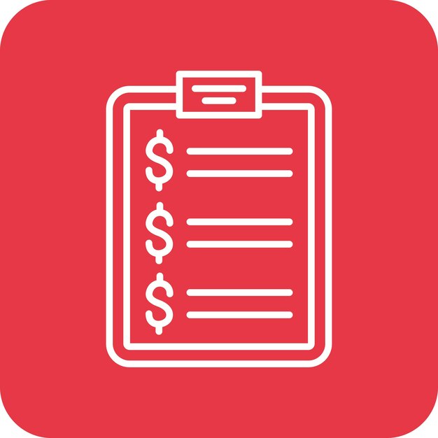 Imagen vectorial del icono del portapapeles Se puede usar para negocios