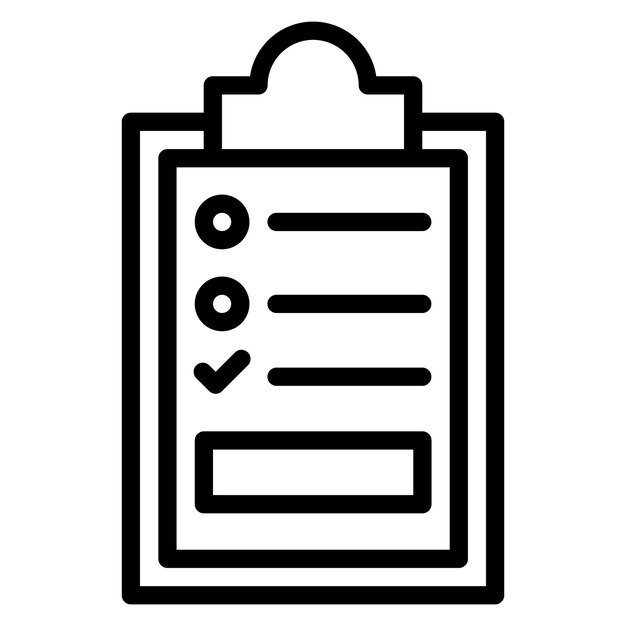 Imagen vectorial del icono del portapapeles Se puede usar para Rugby