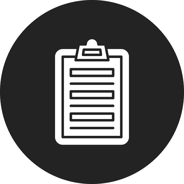 La imagen vectorial del icono del portapapeles se puede utilizar para la biblioteca