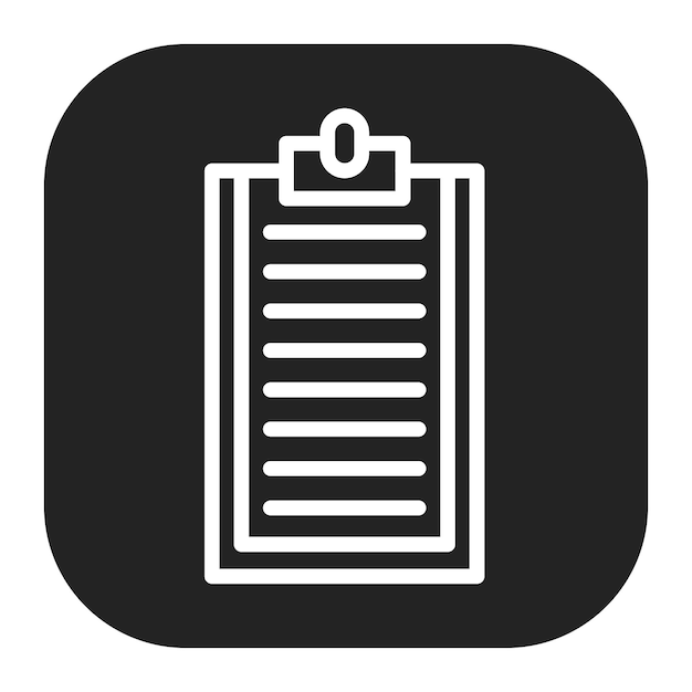 Imagen vectorial del icono del portapapeles Se puede utilizar para la Feria de Empleo