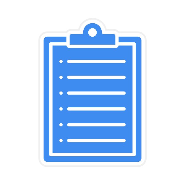 Imagen vectorial del icono del portapapeles Puede utilizarse para Office