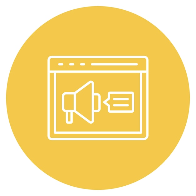 Imagen vectorial de icono Pr Se puede utilizar para la tecnología de marketing