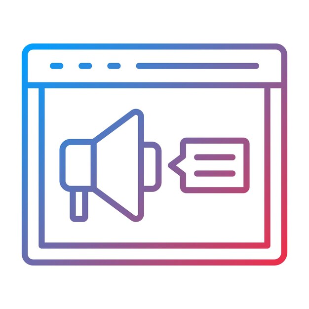 Imagen vectorial de icono Pr Se puede utilizar para la tecnología de marketing
