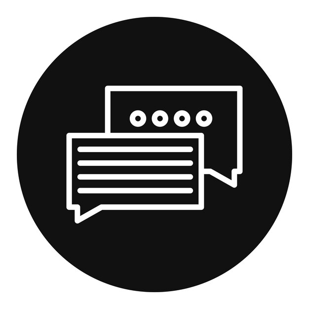 Imagen vectorial de icono de preguntas frecuentes Puede utilizarse para la incorporación empresarial