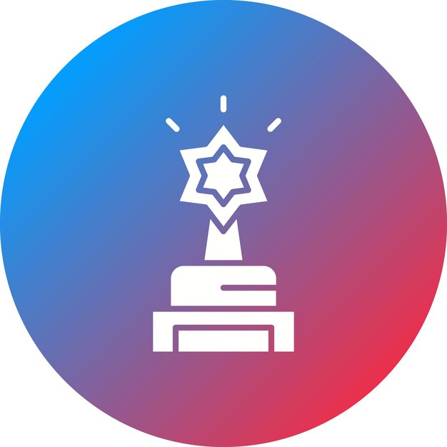 Imagen vectorial del icono del premio Se puede utilizar para la aptitud física