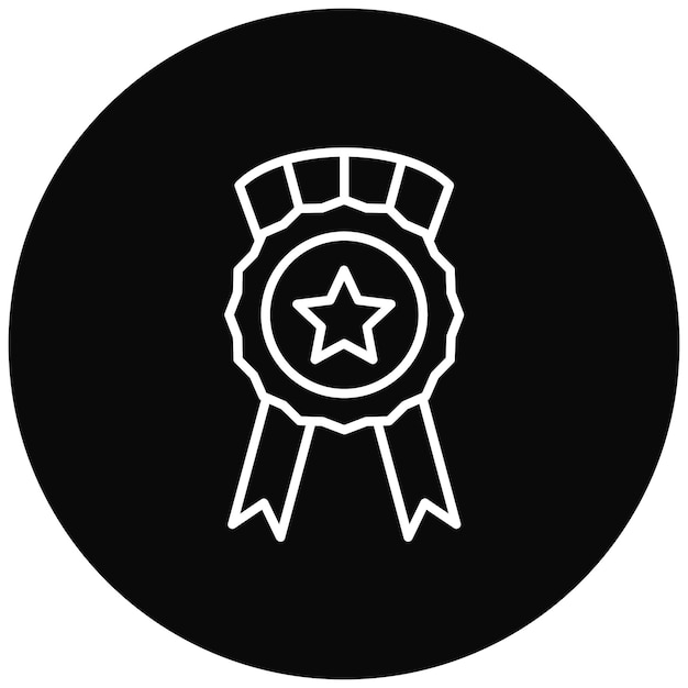 Imagen vectorial del icono del premio Se puede utilizar para compras y comercio electrónico