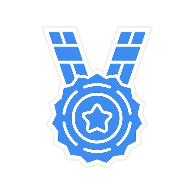 Imagen vectorial del icono del premio Se puede utilizar para la educación en línea