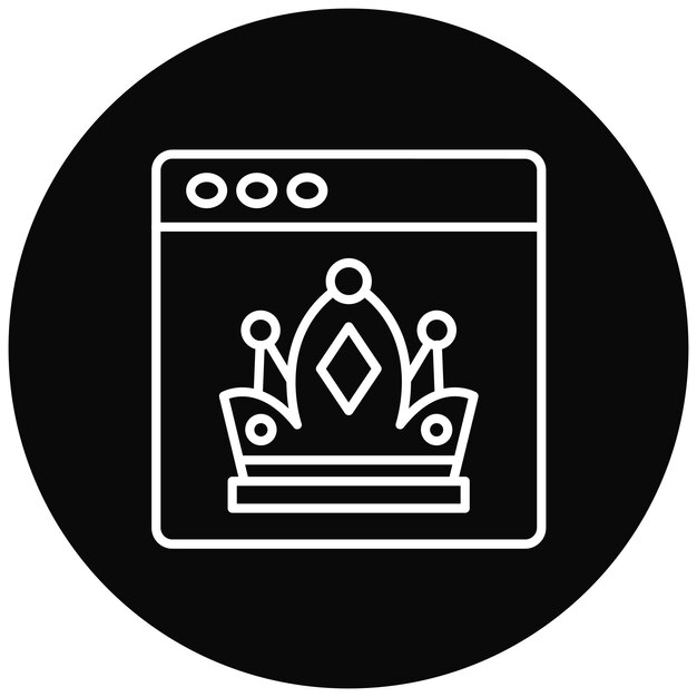 Imagen vectorial de icono premium Se puede utilizar para la experiencia del usuario