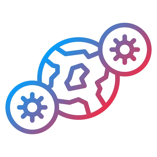 Imagen vectorial del icono de preparación para pandemias Se puede utilizar para enfermedades infecciosas