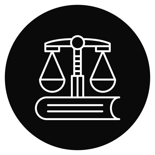 Imagen vectorial del icono de las prerrogativas Se puede utilizar para la diplomacia