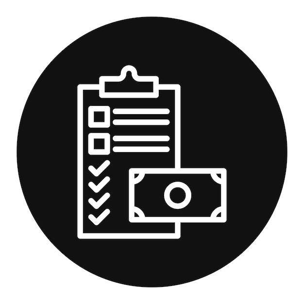 La imagen vectorial del icono de la presentación de sobornos se puede utilizar para la corrupción