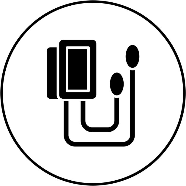 Imagen vectorial del icono de la presión arterial Se puede utilizar para Farmacia