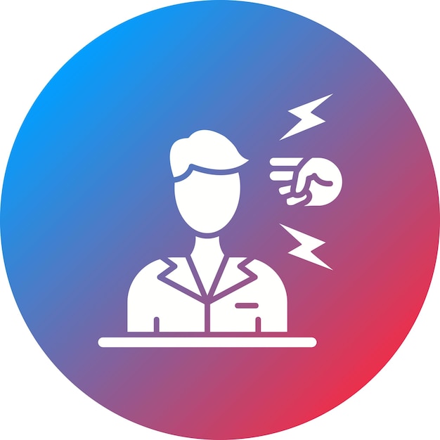 Imagen vectorial del icono de presión de los compañeros Se puede usar para la inteligencia emocional