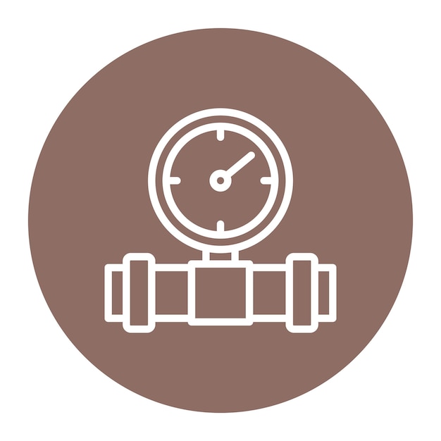 Imagen vectorial del icono de presión Se puede utilizar para el agotamiento