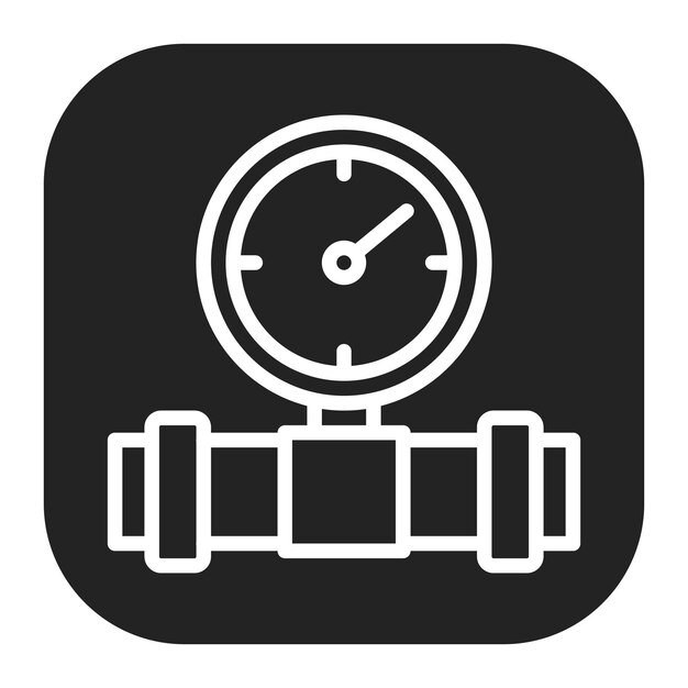 Imagen vectorial del icono de presión Se puede utilizar para el agotamiento