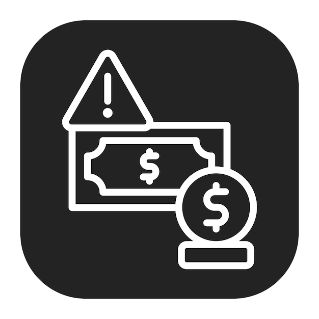 Imagen vectorial del ícono de préstamo por defecto Puede utilizarse para el préstamo