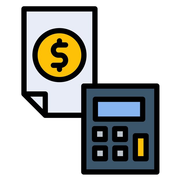 Imagen vectorial del icono del presupuesto Se puede utilizar para eventos de premios