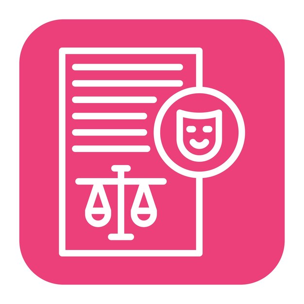 Imagen vectorial de icono de pretexto Se puede utilizar para la investigación de delitos