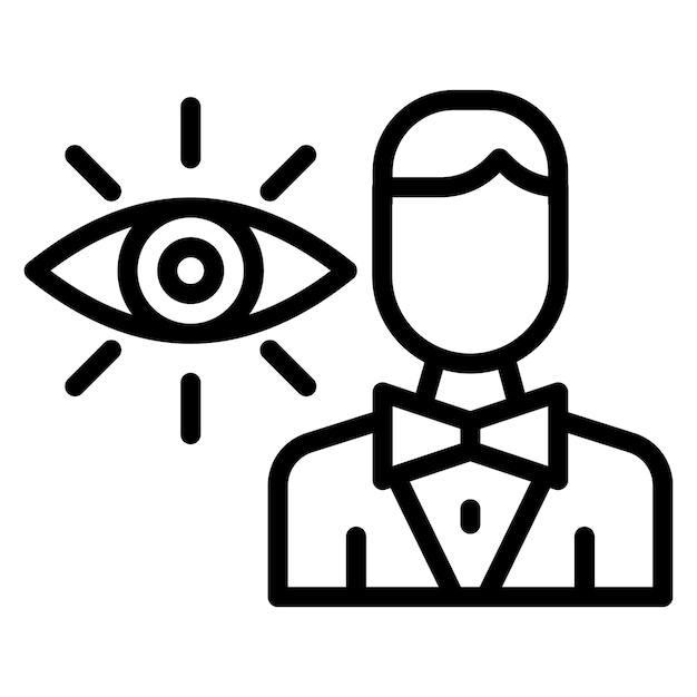 Imagen vectorial del icono de las primeras impresiones Se puede usar para aplicaciones de citas