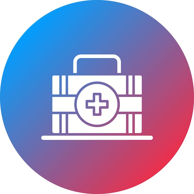 Imagen vectorial del icono de primeros auxilios Se puede utilizar para el comercio electrónico médico