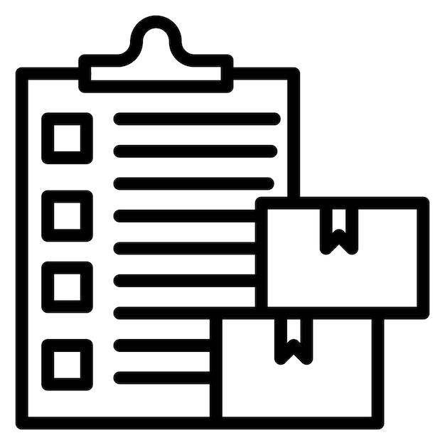 Imagen vectorial del icono de las prioridades de producción Se puede utilizar para la gestión de productos