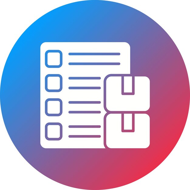 Imagen vectorial del icono de las prioridades de producción Se puede utilizar para la gestión de proyectos