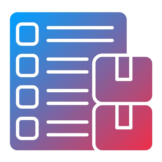 Imagen vectorial del icono de las prioridades de producción Se puede utilizar para la gestión de proyectos