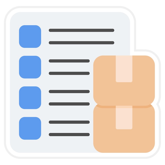 Imagen vectorial del icono de las prioridades de producción Se puede utilizar para la gestión de proyectos