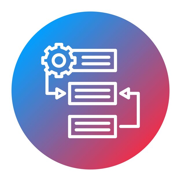 Imagen vectorial del icono de priorización Se puede utilizar para el Plan de Acción