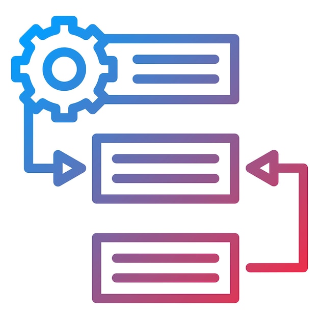 Imagen vectorial del icono de priorización Se puede utilizar para el Plan de Acción