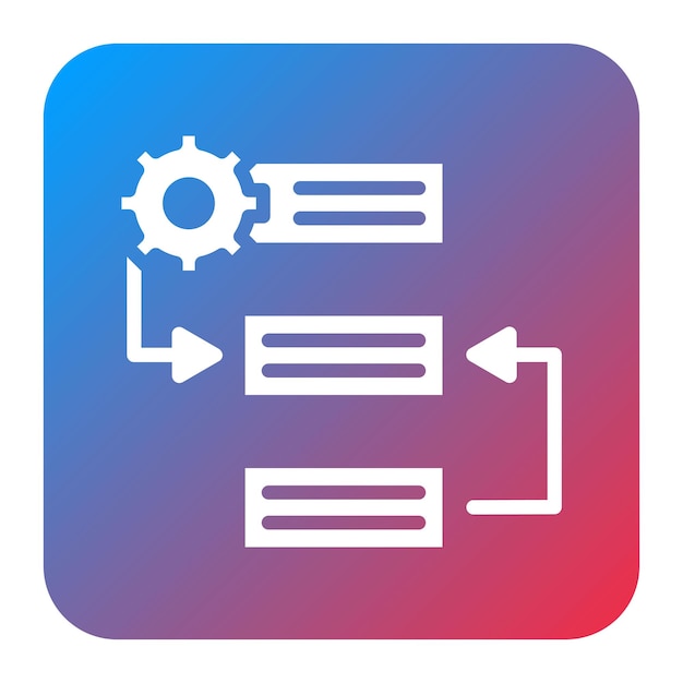 Imagen vectorial del icono de priorización Se puede utilizar para el Plan de Acción
