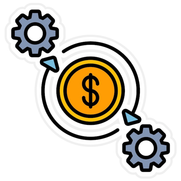 Imagen vectorial del ícono de procedimiento de costo Se puede utilizar para el comercio electrónico médico