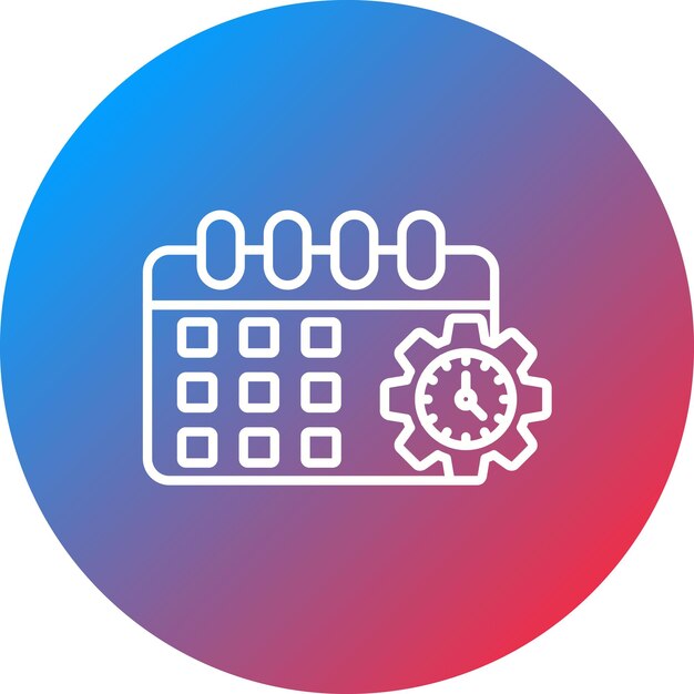 Imagen vectorial del icono del procedimiento de programación Se puede utilizar para el comercio electrónico médico