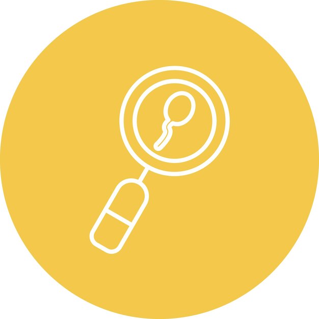 Imagen vectorial del icono del proceso de reproducción Puede utilizarse para la bioingeniería
