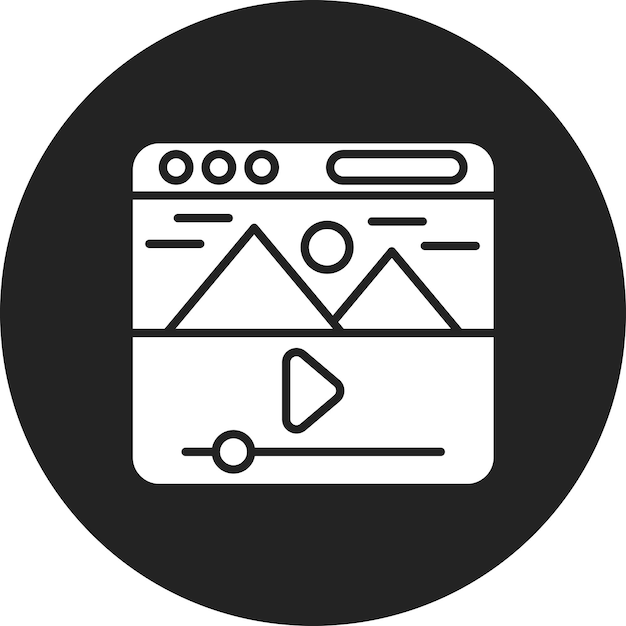 Imagen vectorial de icono de producción de contenido Puede utilizarse para la gestión de proyectos