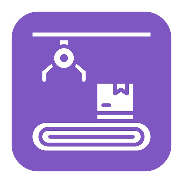 Imagen vectorial de icono de producción en masa Se puede utilizar para la producción en masa
