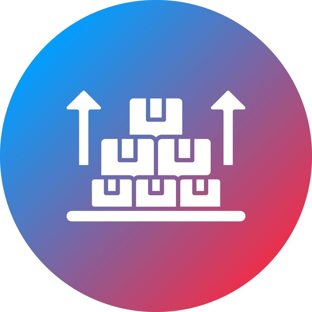 Imagen vectorial del icono de producción Puede utilizarse para Factory