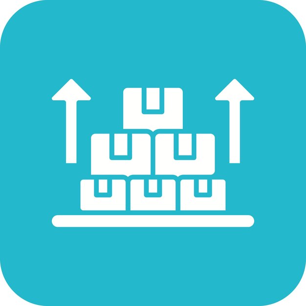 Imagen vectorial del icono de producción Puede utilizarse para Factory