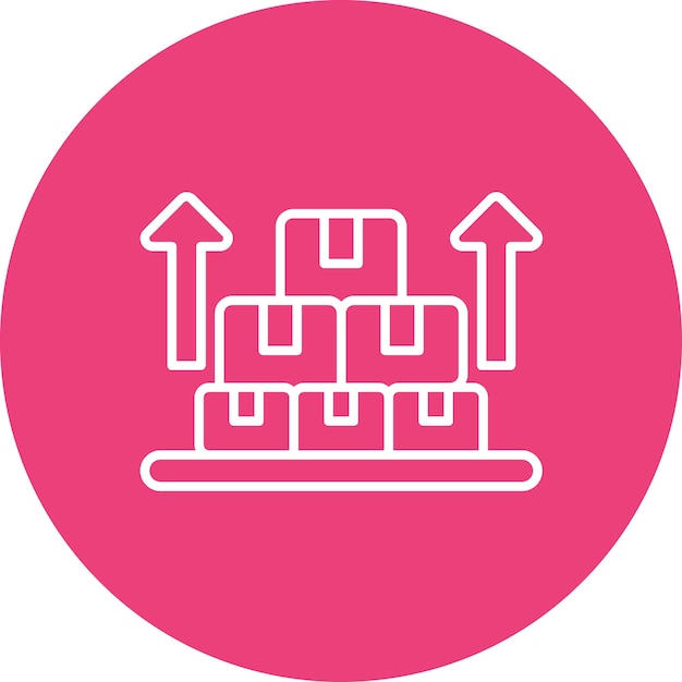 Imagen vectorial del icono de producción Puede utilizarse para Factory